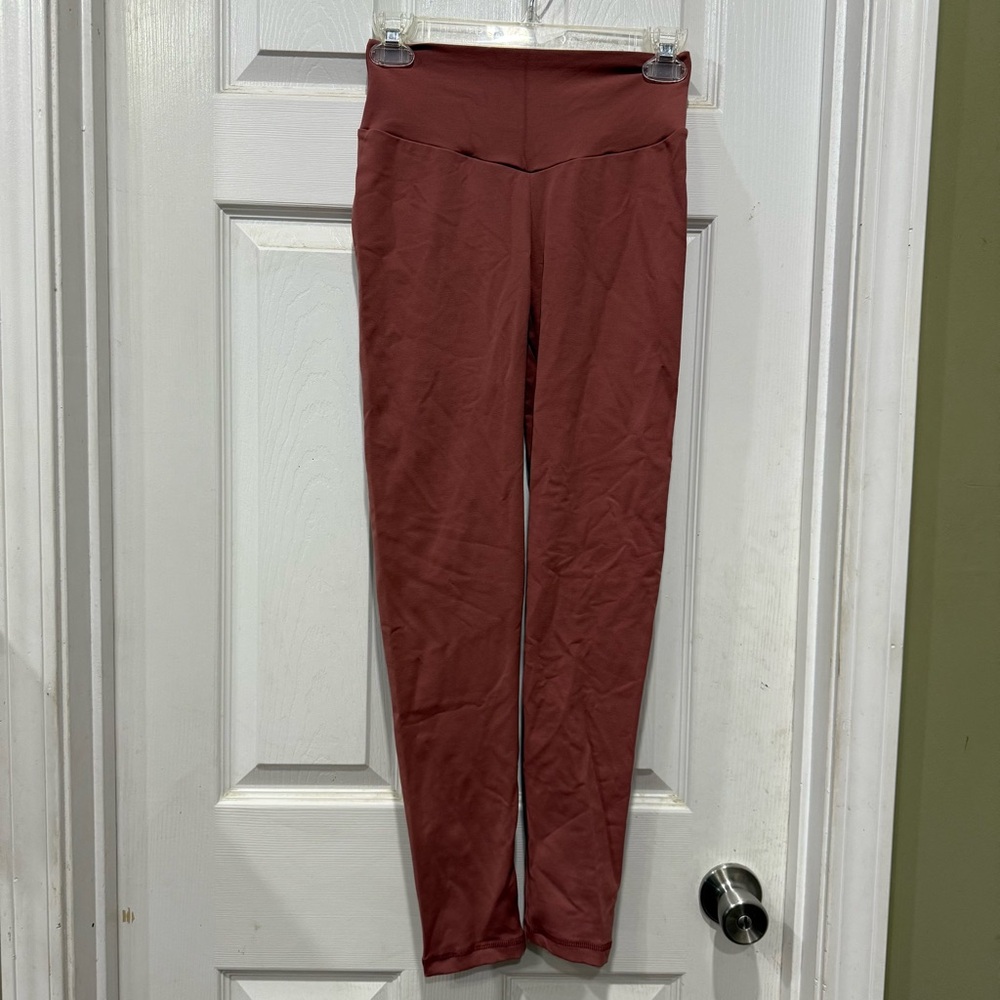 Women's Burgundy Leggings